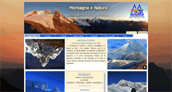 Desktop Screenshot of montagnaenatura.it