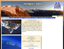 Tablet Screenshot of montagnaenatura.it